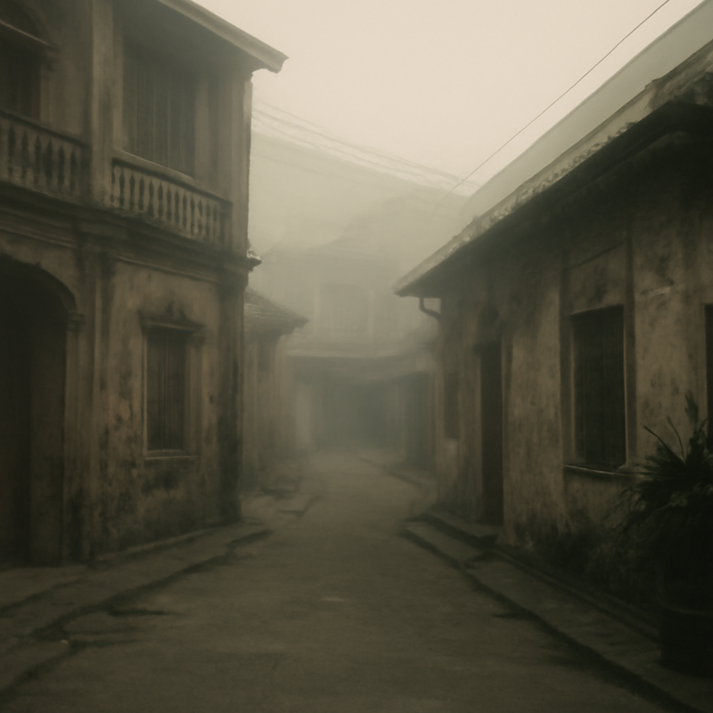 Dawn Mist Over Phra Nakhon's Hidden Courtyards