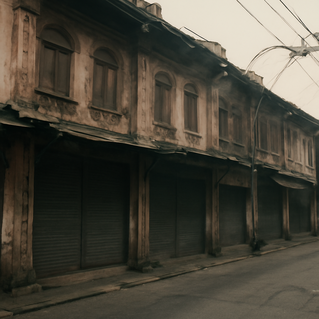 Dusty Echoes in Trok Kow Loy's Forgotten Shophouses