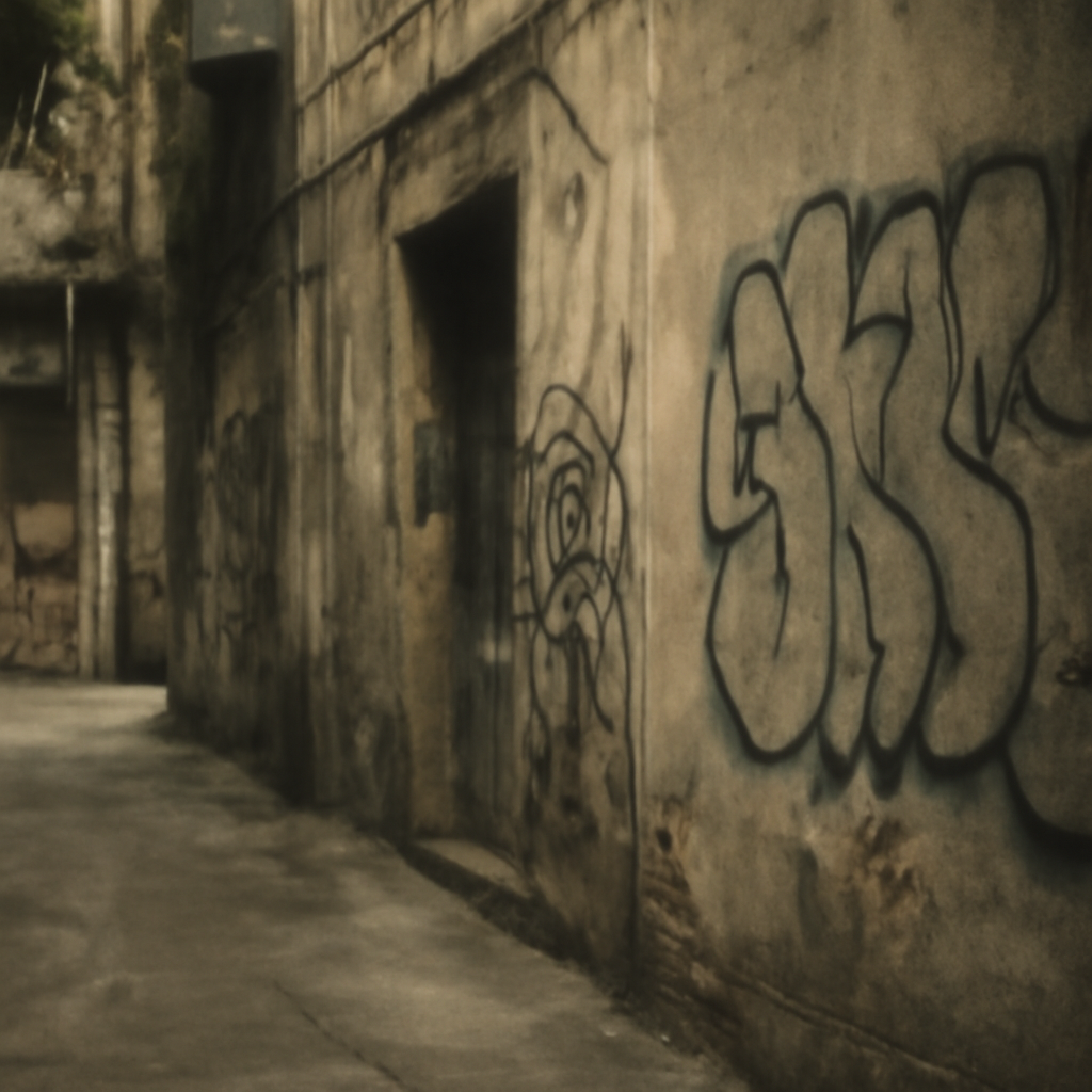 Enigmatic Spray Tags in Thonglor's Forgotten Alleys