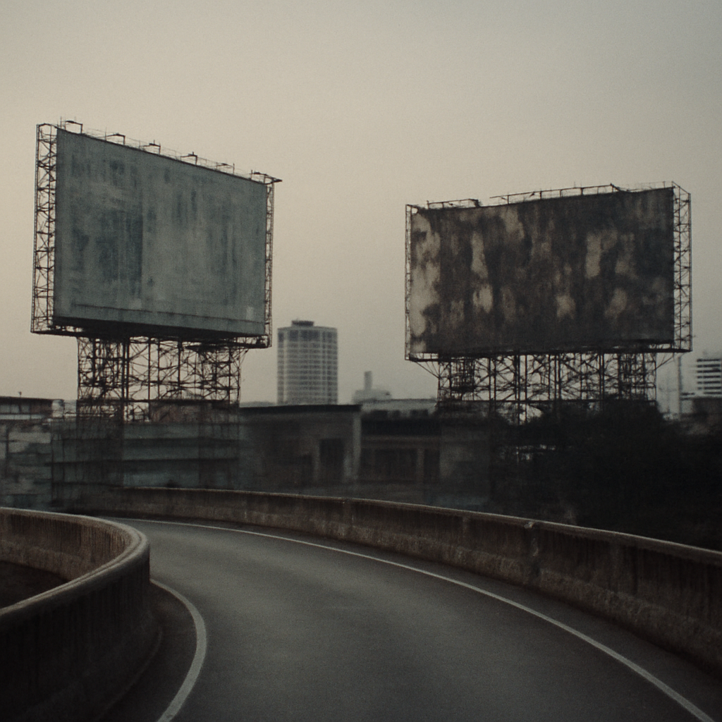 Faded Billboards of Din Daeng's Overlooked Horizons