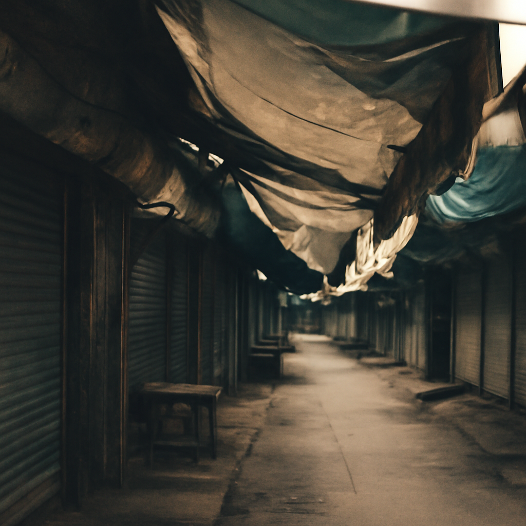 Faded Canopies Over Phra Khanong's Forgotten Markets