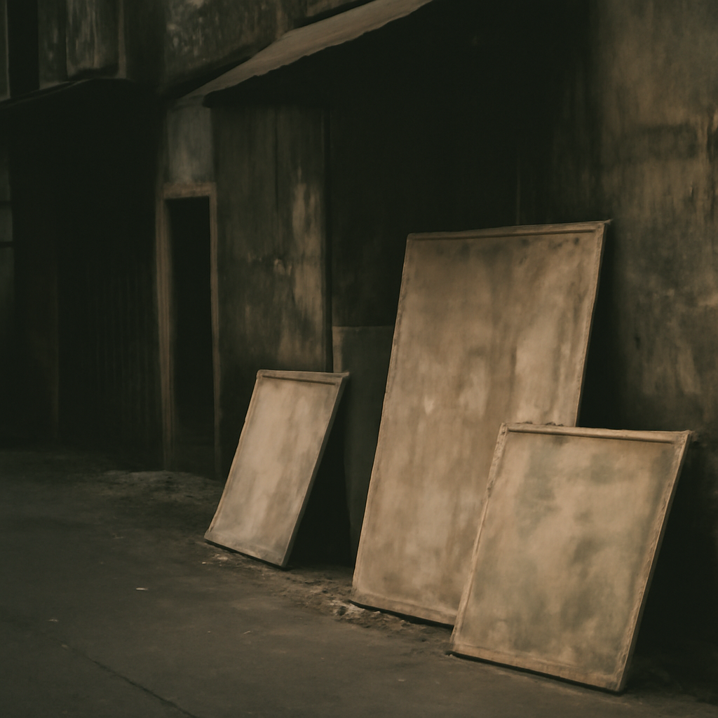 Faded Canvases in Bang Rak's Riverside Shadows