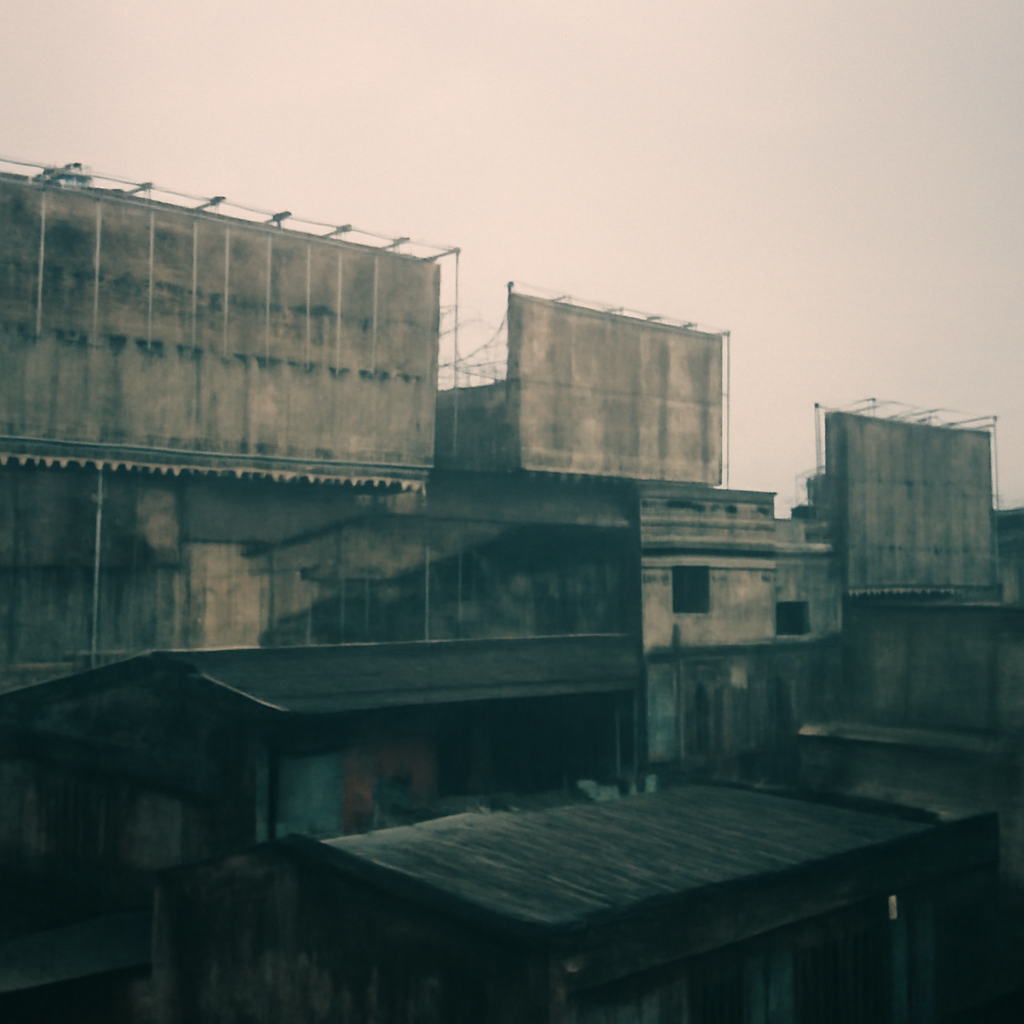 Fading Billboards in Ratchathewi's Overlooked Rooftops