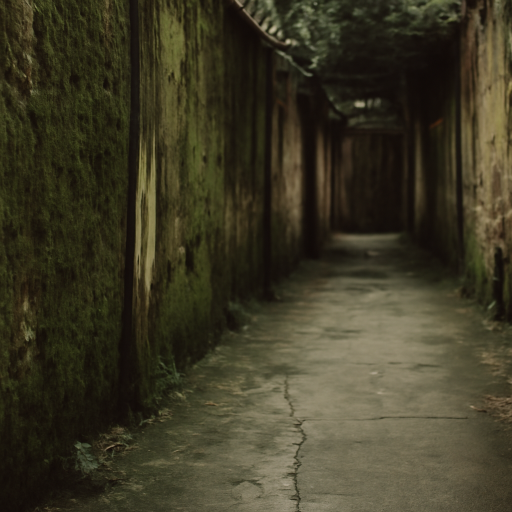 Moss-Covered Walls in Ari's Whispering Lanes