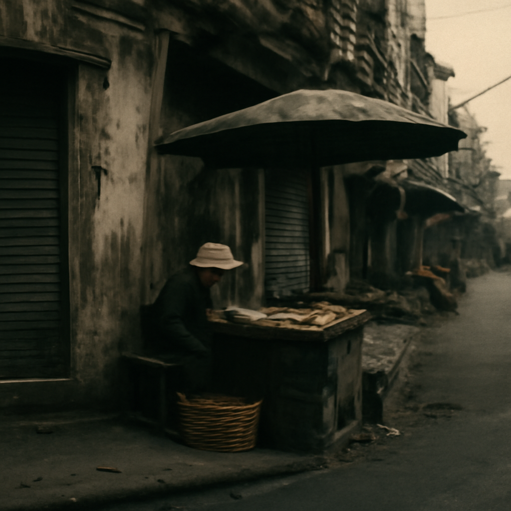 Phaya Thai's Dusty Roadside Tales: Echoes from Aging Vendors