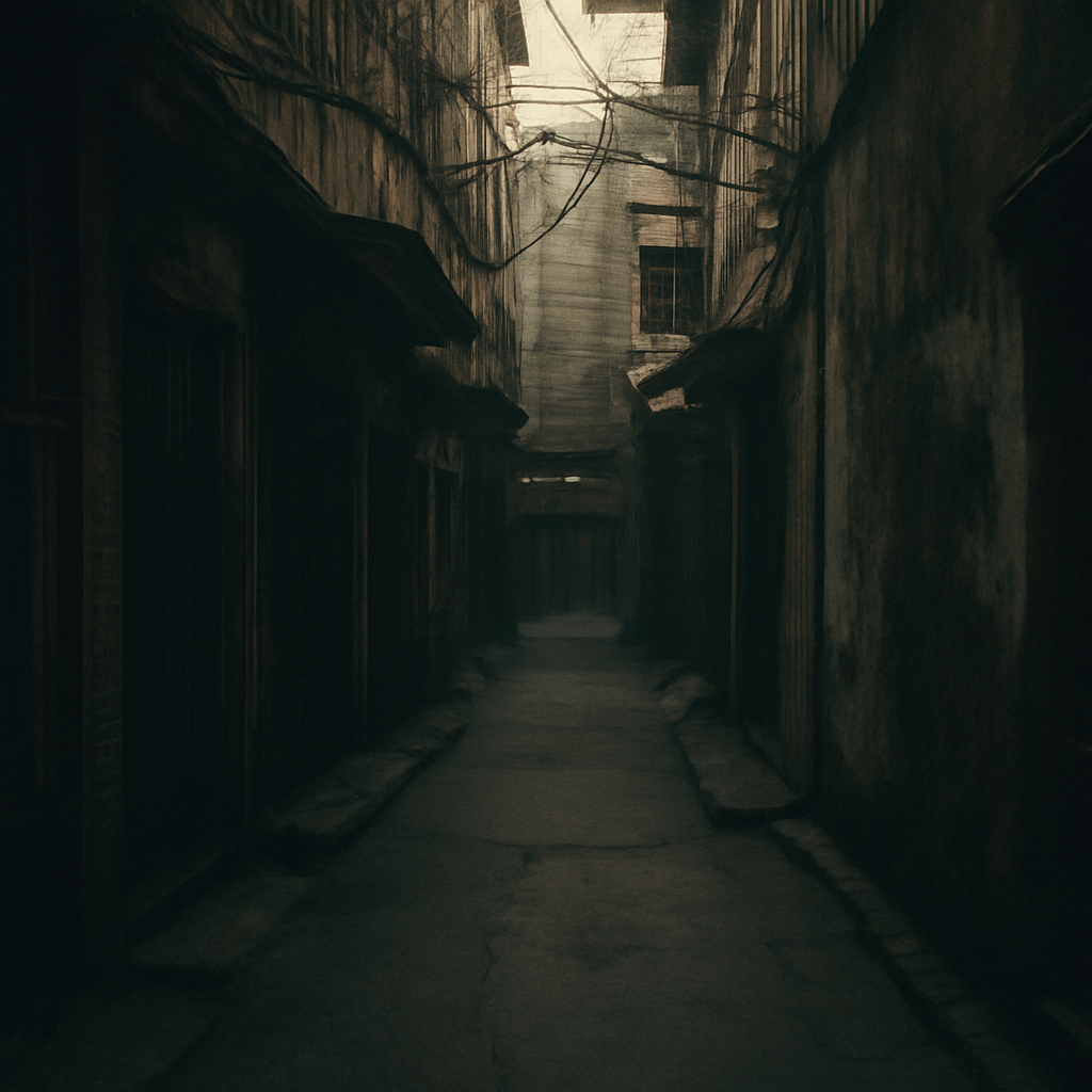 Phaya Thai's Phantom Spray Shadows in Dimmed Alleys