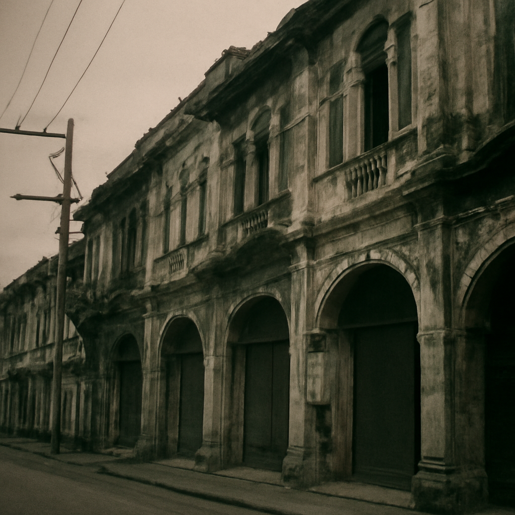 Phra Nakhon's Crumbling Shophouses: Whispers of Faded Glory