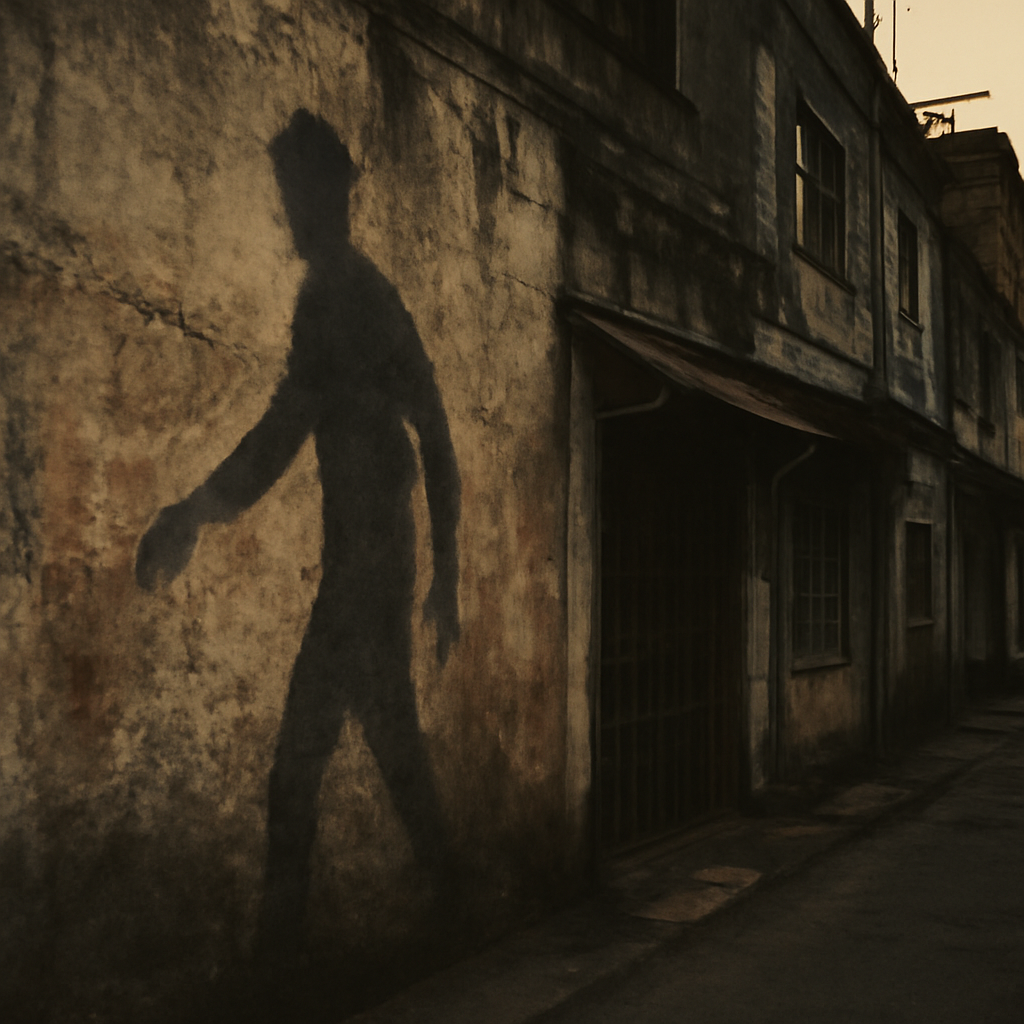 Rama IV's Shadowy Mural Enclaves Amid Fading Light