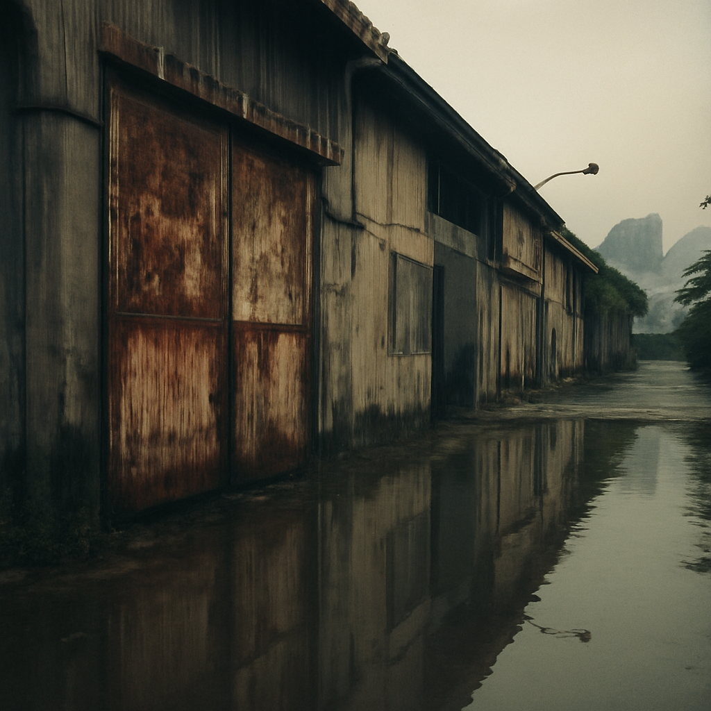 Rust and Reflections in Khlong Toei's Forgotten Warehouses