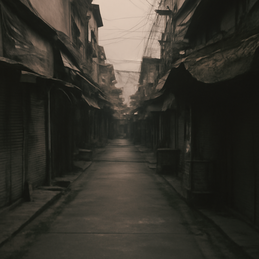 Sampeng Lane's Fading Market Whispers at Dusk