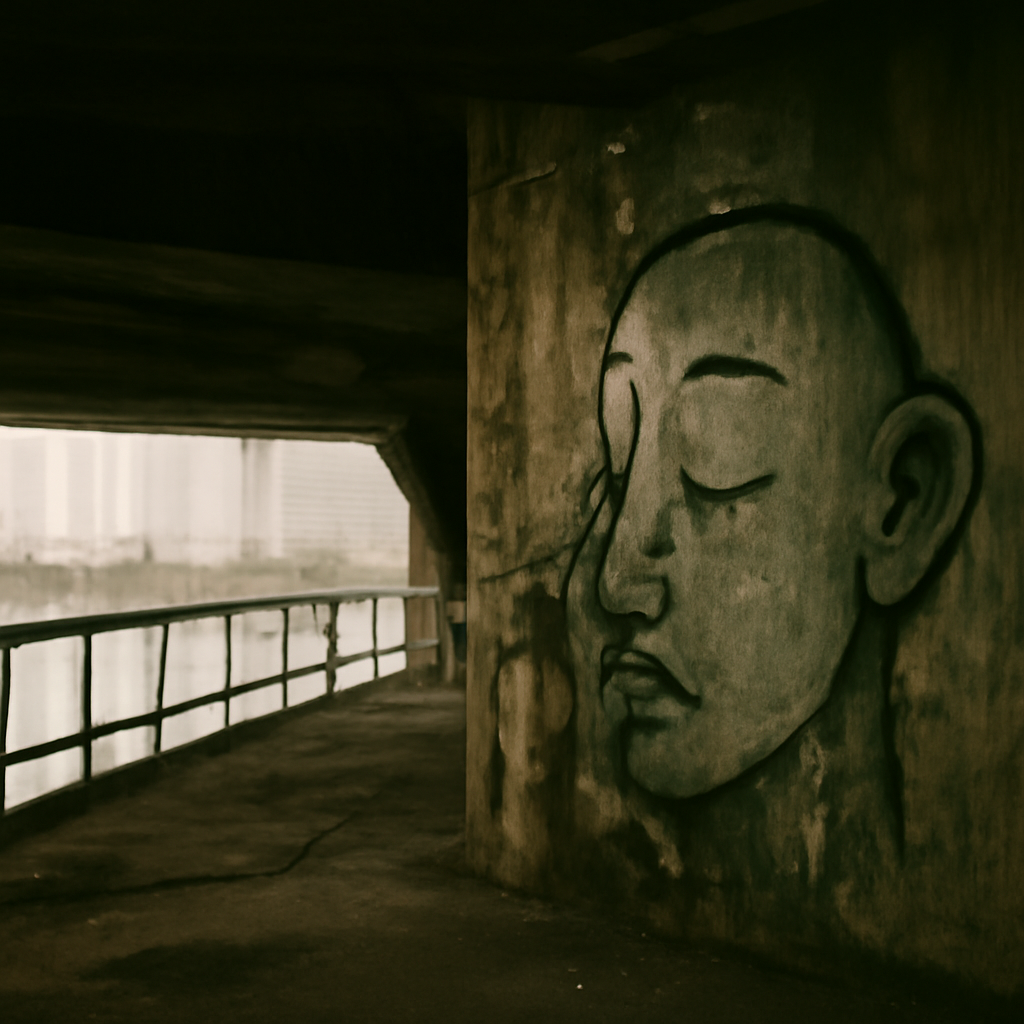 Saphan Taksin's Whispering Graffiti Along the Chao Phraya
