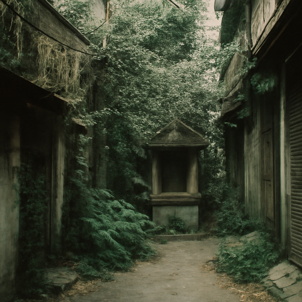 Secrets of Hidden Shrines in Din Daeng's Overgrown Lanes