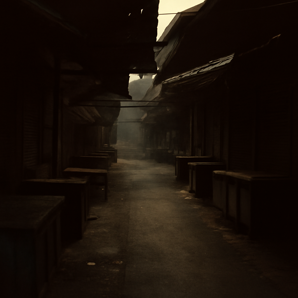 Shadows in Khlong Toey's Forgotten Port Markets at Dawn