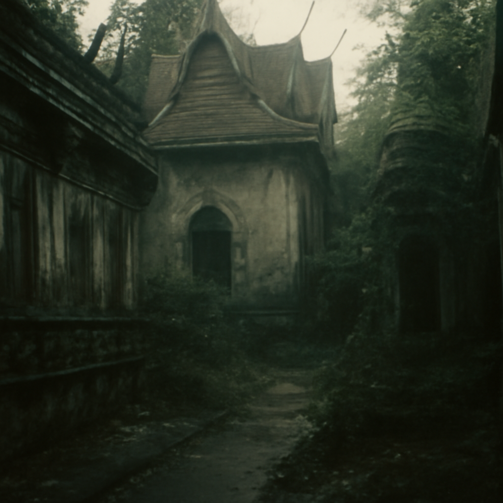 Shadows in Phaya Thai's Overgrown Forgotten Wats