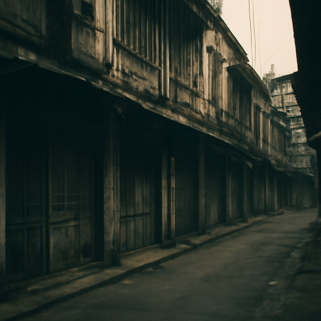 Shadows in Trok Tha Thian's Forgotten Shophouses