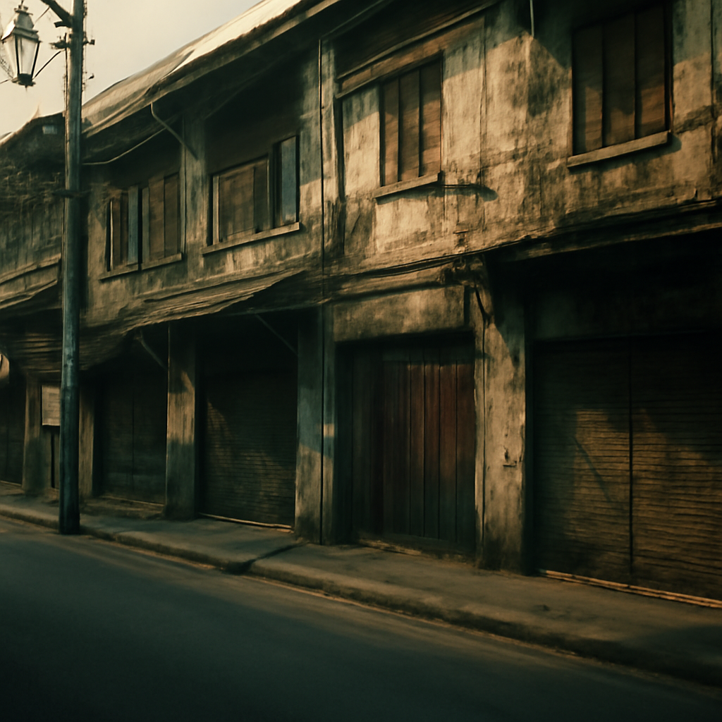 Shadows in Yaowarat's Fading Shophouses