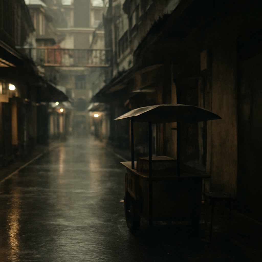 Soi 33's Shadowy Wok Whispers in Rainy Evenings
