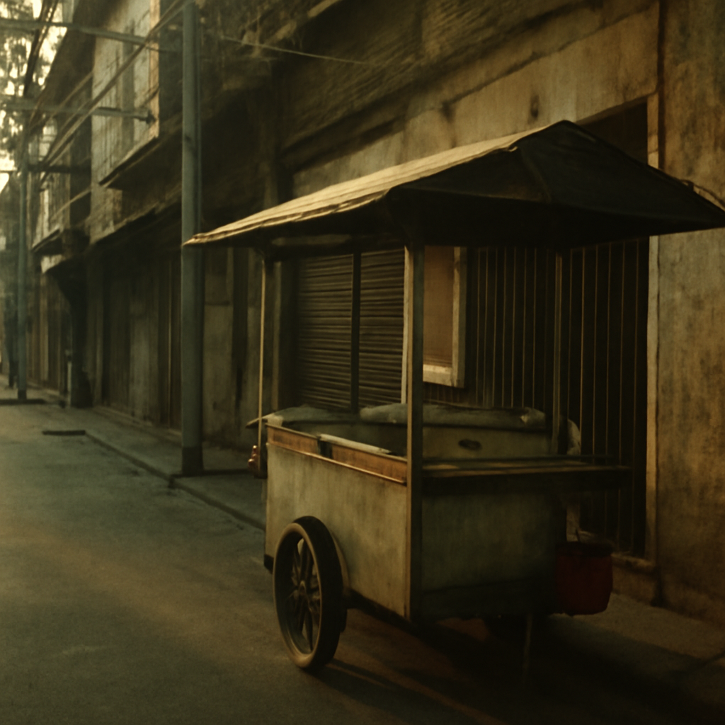 Soi Ekkamai's Elusive Street Cart Secrets in Afternoon Glow