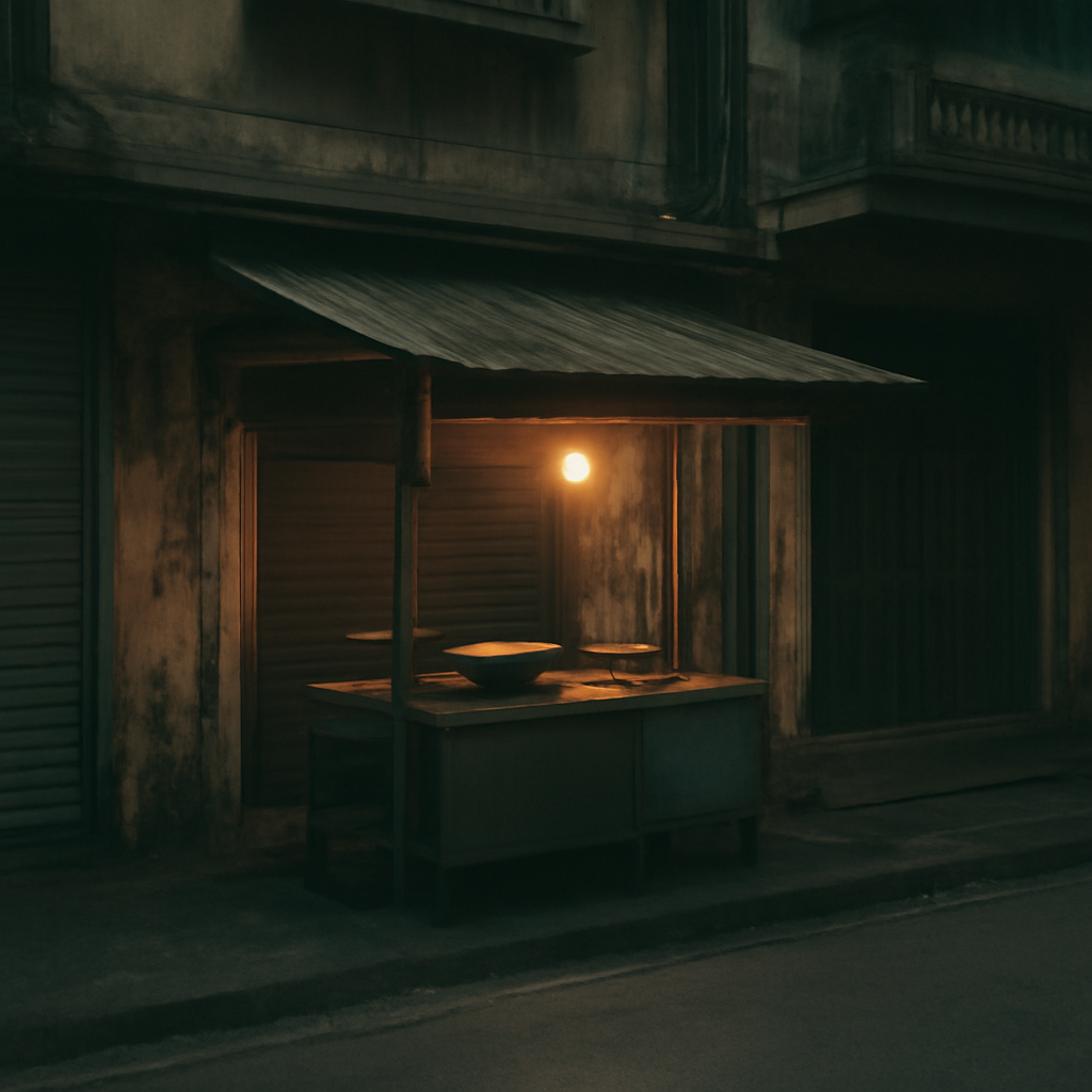 Sukhumvit Soi 38's Elusive Wok Whispers in Nightfall Glow