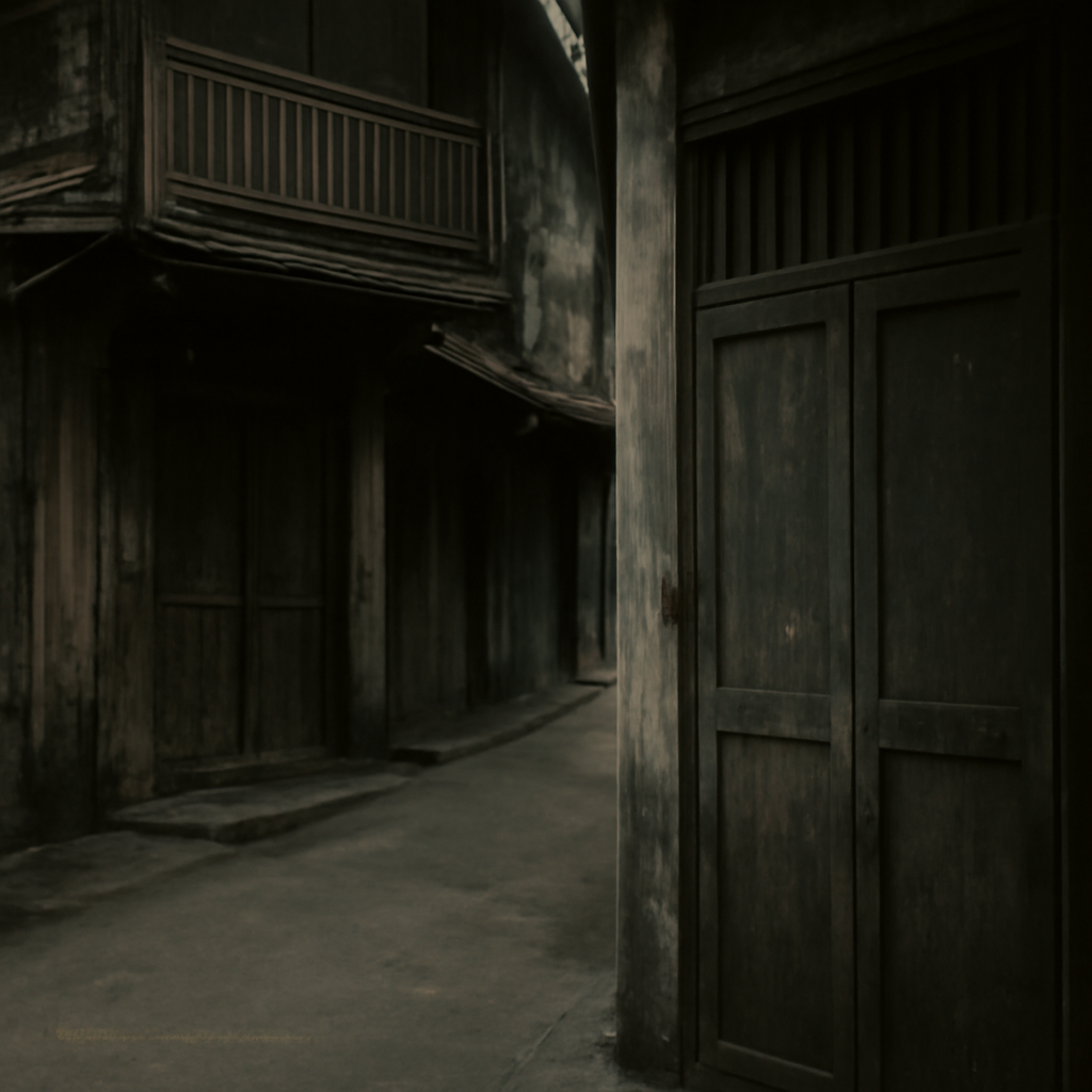 Talad Noi's Fading Wooden Courtyards and Shadowed Gates