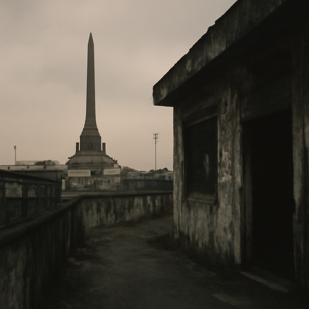 Victory Monument's Derelict Shadows: Faded Echoes of Decay