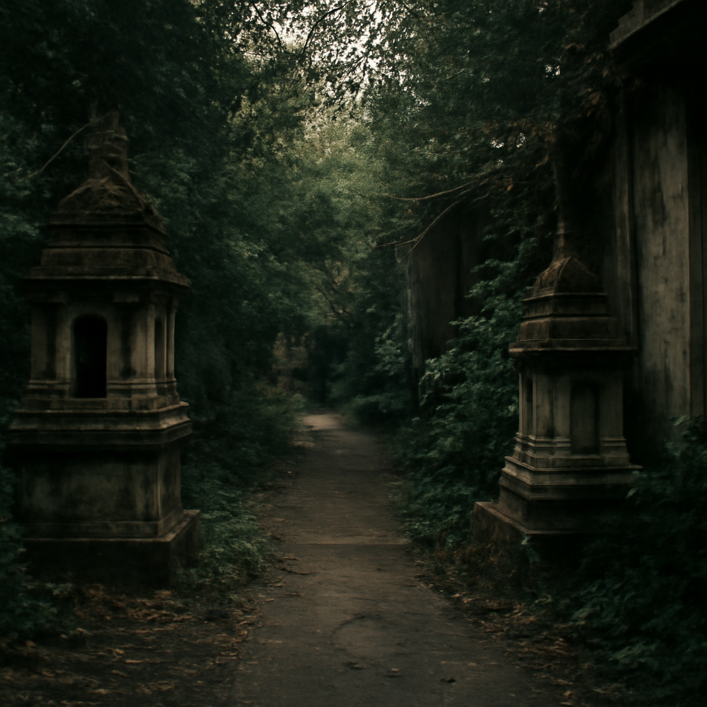 Whispers Among Forgotten Shrines in Chatuchak's Overgrown Paths