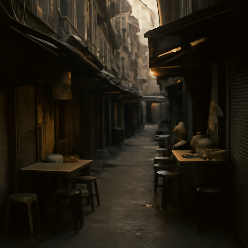 Yaowarat's Elusive Back-Alley Noodle Dens at Dusk
