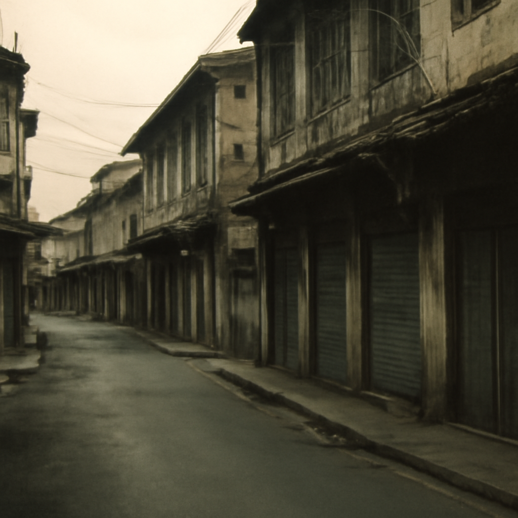 Yaowarat's Faded Gold Lanes and Shadowy Shophouses