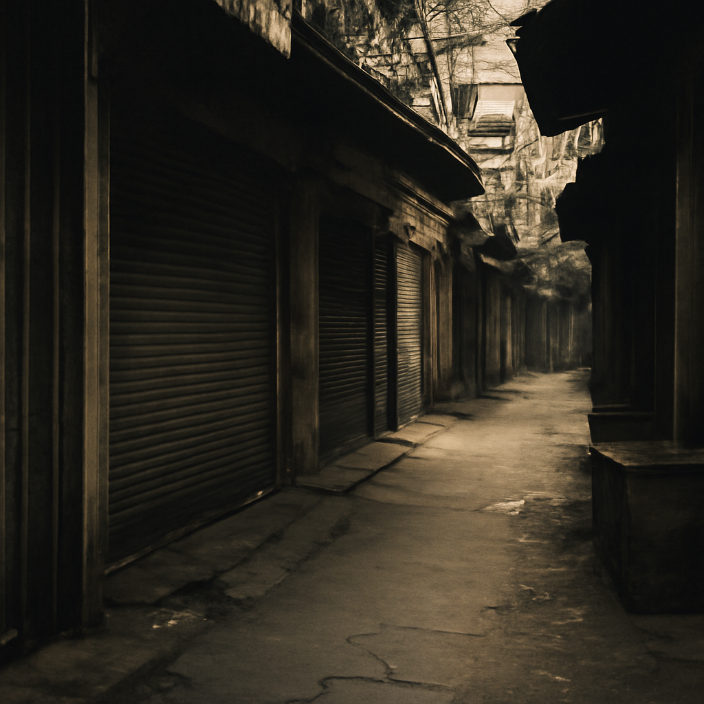 Yaowarat's Fading Aromas in Shadowy Lanes