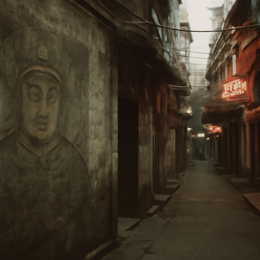 Yaowarat's Phantom Murals in Neon-Choked Lanes